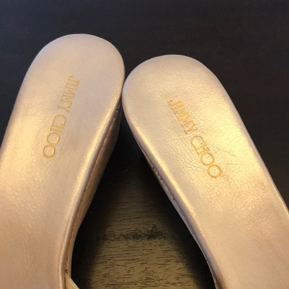 Jimmy Choo Patent Panna Slides - Picture 2 of 8